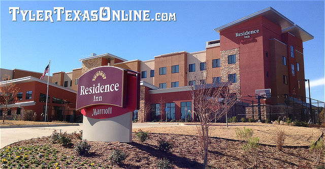 The Residence Inn ... one of many Tyler lodging options The Residence Inn ... one of many lodging options in Tyler, Texas