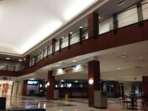 Part of the lobby at Tyler Pounds Regional Airport