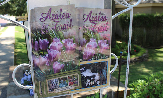Tyler Texas Azalea Trails brochures and maps