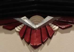 Art deco style details inside Liberty Hall