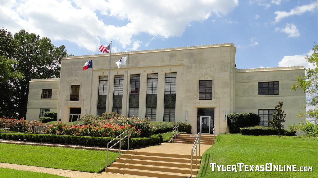 The Tyler City Hall, Downtown Tyler, Texas The Tyler City Hall, Downtown Tyler, Texas