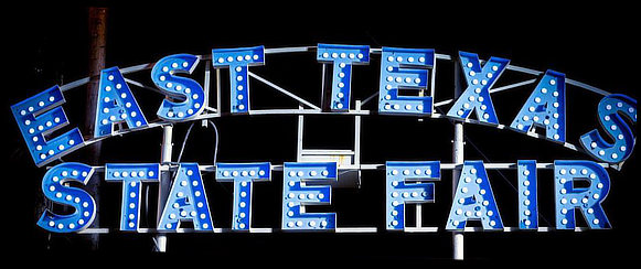 East Texas State Fair neon sign