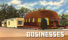 Tyler Texas vintage postcards: businesses