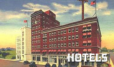 Tyler Texas vintage postcards: hotels and motels