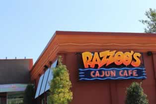 Razzoo's Cajun Cafe, on South Broadway in front of Target