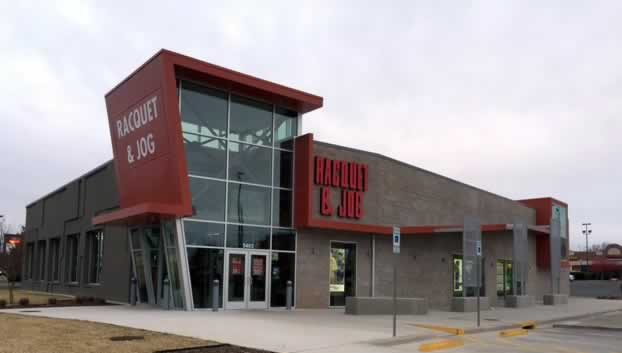 Racquet and Jog in the Gateway Plaza on South Broadway Avenue, Tyler, Texas