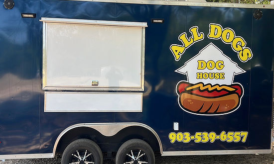 All Dogs Dog House Food Truck in Troup and Tyler Texas