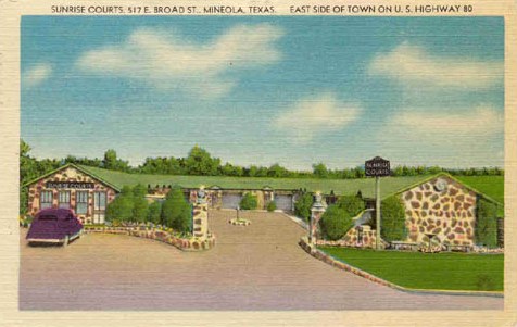 Sunrise Courts, 517 E. Broad St, Mineola, Texas, on Highway 80