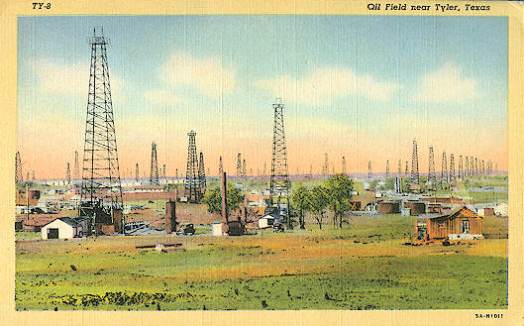 Oil field near Tyler, Texas Oil field near Tyler, Texas